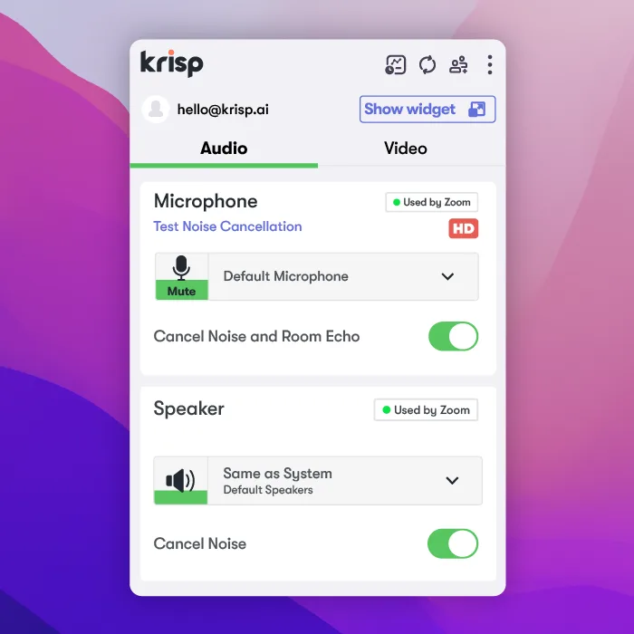Krisp app