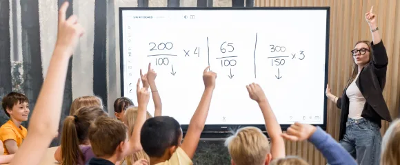 Teaching at the front