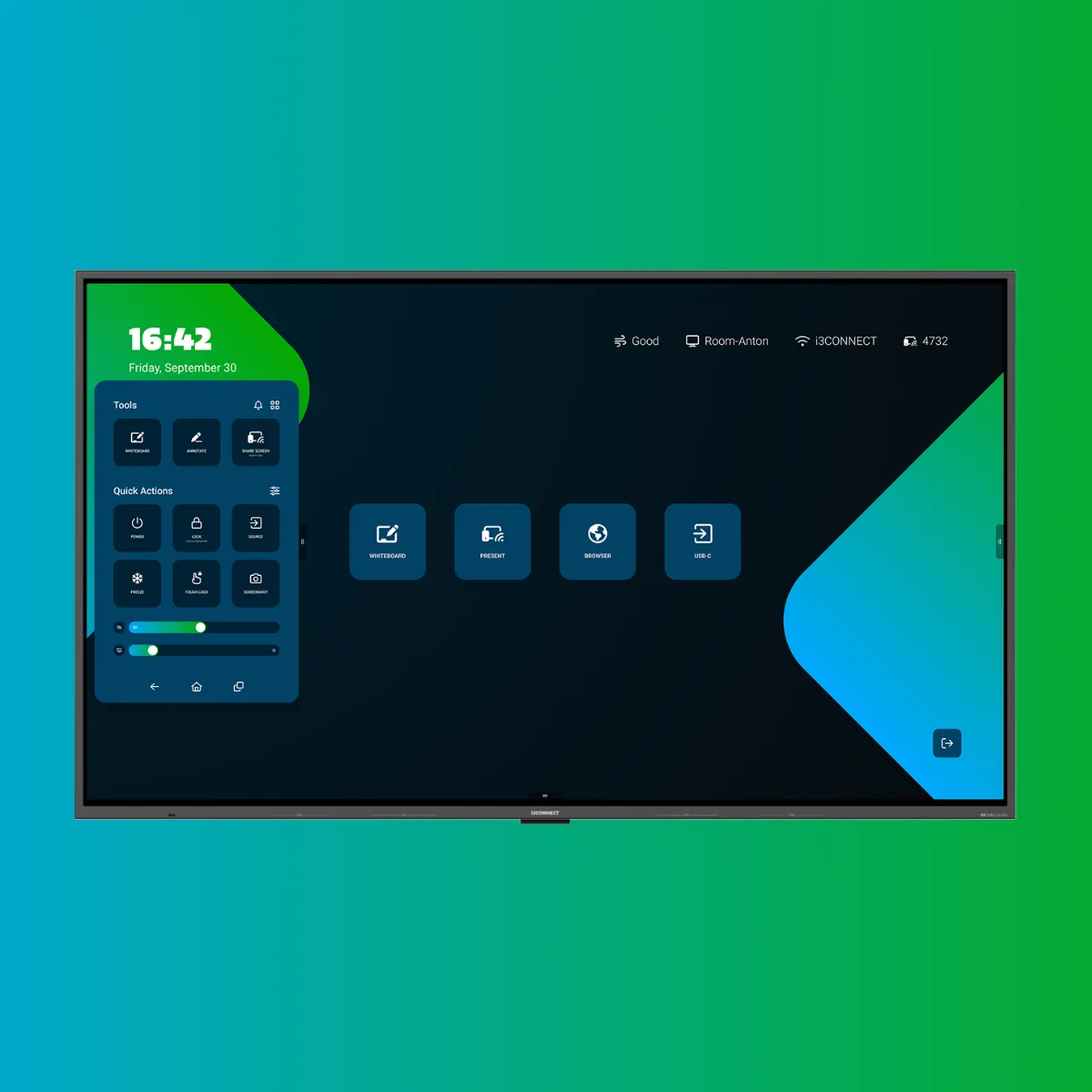 Aspen4 Electric Aqua Square